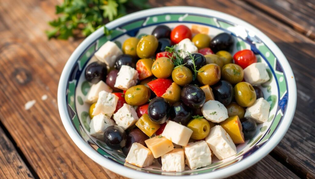oliwki do sałatek z serem