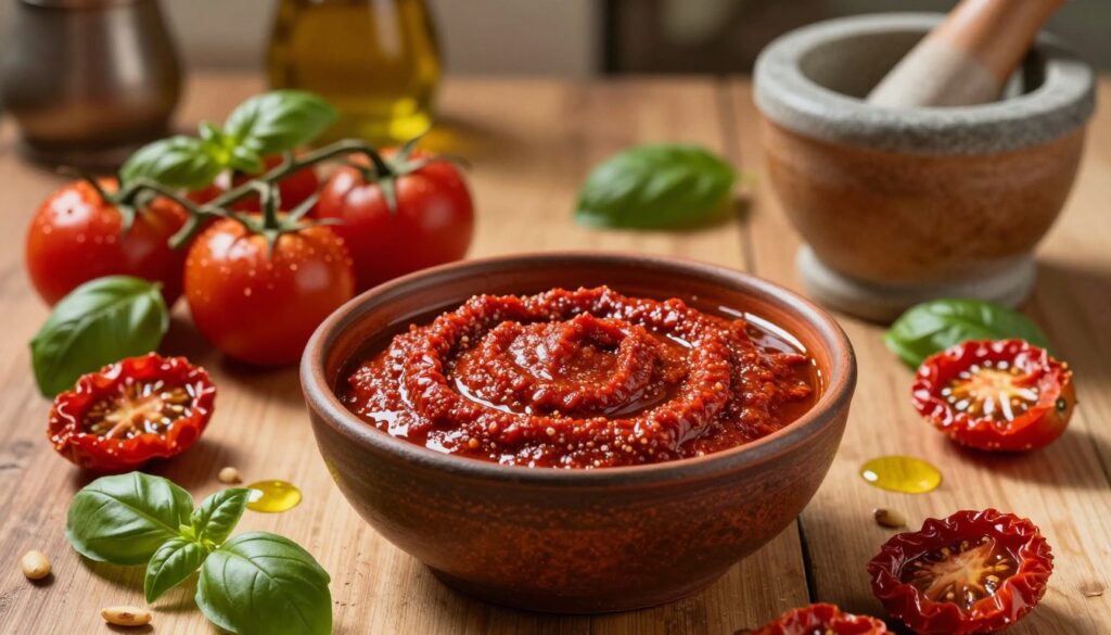 czerwone pesto - sycylijska alternatywa